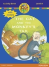 Jamboree Storytime Level B: The Cat and the Monkey's Tail Activity Book with Stickers - Book
