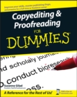 Copyediting and Proofreading For Dummies - Book