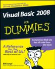 Visual Basic 2008 For Dummies - Book