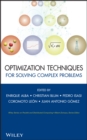 Optimization Techniques for Solving Complex Problems - Book