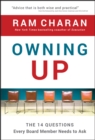 Owning Up : The 14 Questions Every Board Member Needs to Ask - eBook