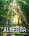 Algebra : Form and Function - Book