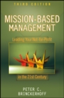 Mission-Based Management : Leading Your Not-for-Profit In the 21st Century - eBook