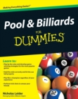 Pool and Billiards For Dummies - Book