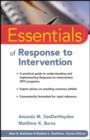 Essentials of Response to Intervention - eBook