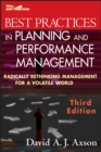 Best Practices in Planning and Performance Management : Radically Rethinking Management for a Volatile World - eBook