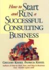 How to Start and Run a Successful Consulting Business - Book