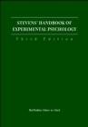 Stevens' Handbook of Experimental Psychology : Stevens' Handbook of Experimental Psychology 3e 4V Set - Book