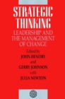 Strategic Thinking : Leadership and the Management of Change - Book