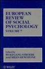 European Review of Social Psychology, Volume 7 - Book