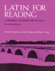 Latin for Reading  Instructor's Manual : A Beginner's Textbook with Exercises - Book