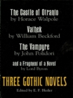 Three Gothic Novels - eBook