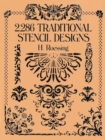 2,286 Traditional Stencil Designs - Book