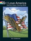 I Love America Stained Glass Colori - Book