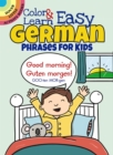 Color & Learn Easy German Phrases for Kids - Book