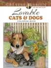 Creative Haven Lovable Cats and Dogs Coloring Book - Book