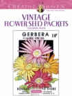 Creative Haven Vintage Flower Seed Packets Coloring Book - Book