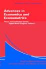 Advances in Economics and Econometrics: Volume 1 : Theory and Applications, Eighth World Congress - eBook