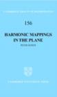 Harmonic Mappings in the Plane - eBook