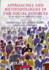 Approaches and Methodologies in the Social Sciences : A Pluralist Perspective - eBook