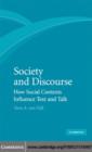 Society and Discourse : How Social Contexts Influence Text and Talk - eBook