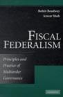 Fiscal Federalism : Principles and Practice of Multiorder Governance - eBook