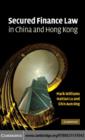Secured Finance Law in China and Hong Kong - eBook