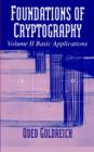 Foundations of Cryptography: Volume 2, Basic Applications - eBook