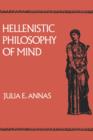 Hellenistic Philosophy of Mind - Book