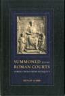 Summoned to the Roman Courts : Famous Trials from Antiquity - Book