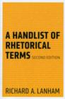 A Handlist of Rhetorical Terms - Book
