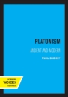 Platonism : Ancient and Modern - Book