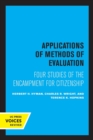 Applications of Methods of Evaluation : Four Studies of the Encampment for Citizenship - Book