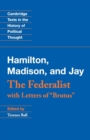 The Federalist : With Letters of Brutus - Book