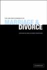 The Law and Economics of Marriage and Divorce - Book