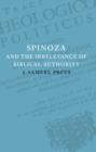 Spinoza and the Irrelevance of Biblical Authority - Book