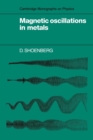 Magnetic Oscillations in Metals - Book