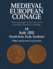 Medieval European Coinage: Volume 14, South Italy, Sicily, Sardinia : With a Catalogue of the Coins in the Fitzwilliam Museum, Cambridge - Book