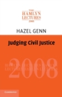 Judging Civil Justice - Book