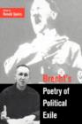 Brecht's Poetry of Political Exile - Book