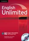 English Unlimited Upper Intermediate Self-study Pack (workbook with DVD-ROM) - Book