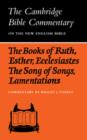 The Books of Ruth, Esther, Ecclesiastes, The Song of Songs, Lamentations: The Five Scrolls - Book