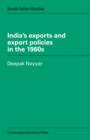 India's Exports and Export Policies in the 1960's - Book
