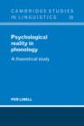 Psychological Reality in Phonology : A Theoretical Study - Book
