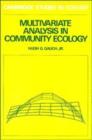 Multivariate Analysis in Community Ecology - Book