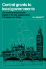 Central Grants to Local Governments : The political and economic impact of the Rate Support Grant in England and Wales - Book