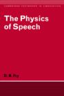 The Physics of Speech - Book