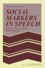 Social Markers in Speech - Book