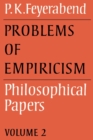 Problems of Empiricism: Volume 2 : Philosophical Papers - Book