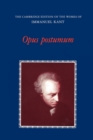 Opus Postumum - Book